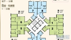 康田苑 裕康阁 (A座) 极高层 03室 观塘/蓝田/油塘
