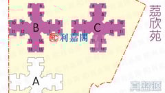 荔欣苑 荔采閣 (B座) 中層 3室 美孚/華景
